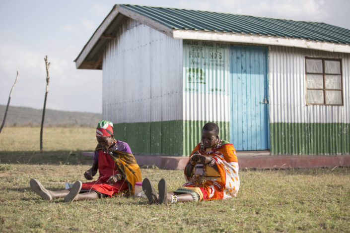 a group of 100 local Maasai women put their hand beading skills to work to make an extra income to help support their families, most with the hope of sending their children to school.