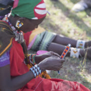 The Maasai are well known for their skill at hand beading. Montana on a Mission brings back these hand-made pieces and sales from them go 100% to the water projects in these women's communities.